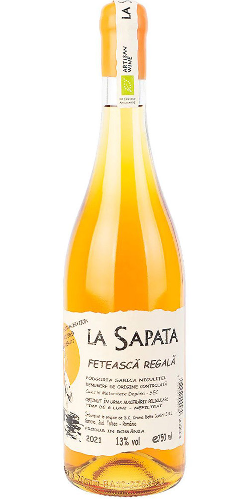 Crama Delta Dunarii La Sapata Feteasca Regala Orange BIO