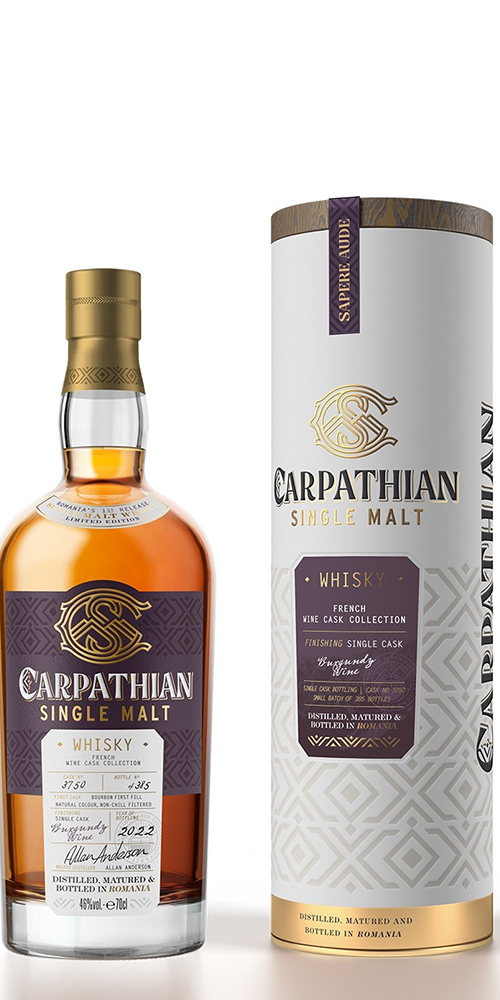 Whisky Carpathian Single Malt Burgundy